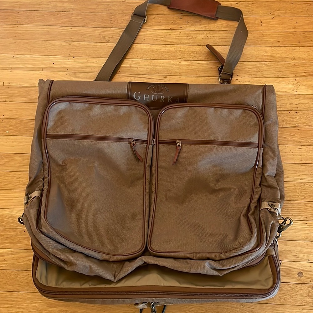 Ghurka garment bag travel bag